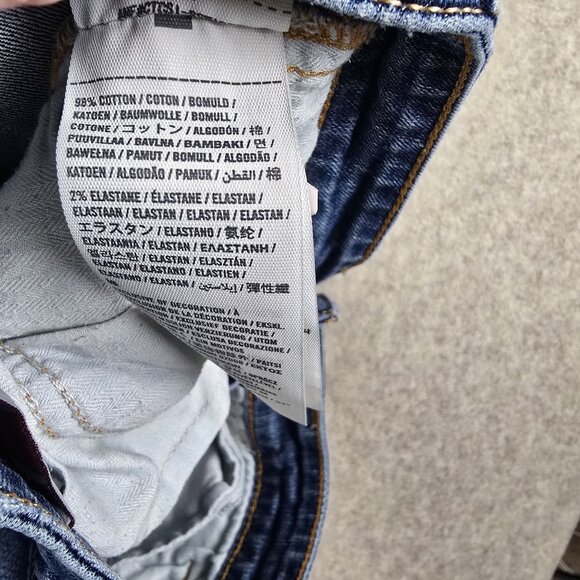 Hollister Womens Bootcut Jeans Medium Wash Size 26x31 Low Rise Stretch Cotton Bl - Picture 5 of 5